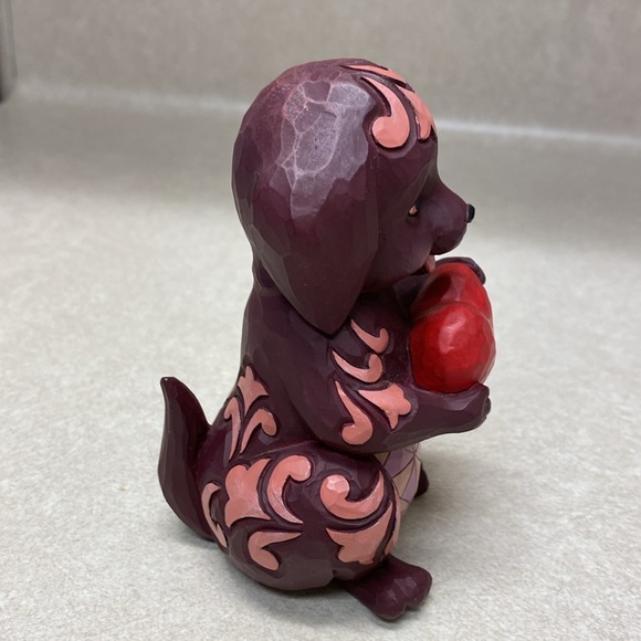 Jim Shore dog with heart . Love is a faithful friend - Picture 3 of 5